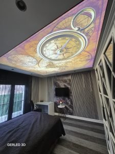 Bolu gergi tavan ile modern ev tavanı